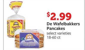 Fareway De Wafelbakkers Pancakes offer