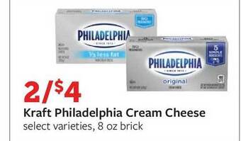 Fareway Kraft Philadelphia Cream Cheese offer