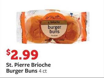 Fareway St. Pierre Brioche Burger Buns offer