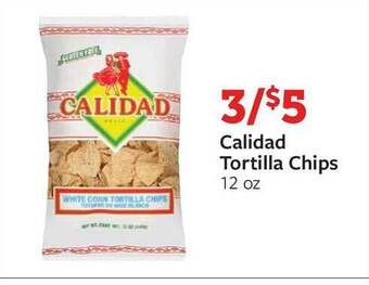Fareway Calidad Tortilla Chips offer