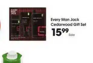Kroger Every Man Jack Cedarwood Gift Set offer