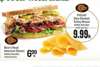 Lowes Foods Boar's Head American Cheese offer