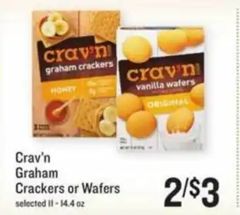 Lowes Foods Crav'n Graham Crackers Or Wafers offer
