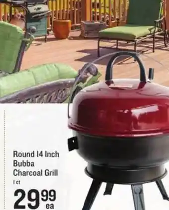 Lowes Foods Round I4 Inch Bubba Charcoal Grill offer