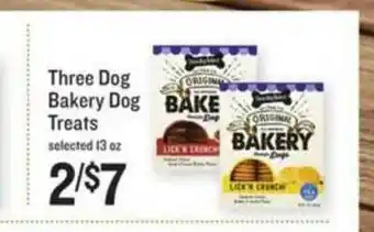 Lowes Foods Three Dog Bakery Dog Treats offer