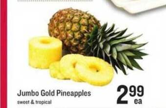 Lowes Foods Jumbo Gold Pineapples offer
