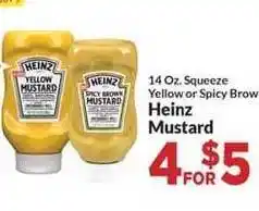 Homeland Market Yellow Or Spicy Brow Heinz Mustard offer