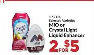MiO Or Crystal Light Liquid Enchancer
