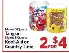 Homeland Market Tang Or Makes 8 Quarts Kool-Aid Or Country Time offer