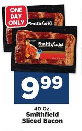 IGA Smithfield Sliced Bacon offer