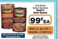 IGA Bush's Best Beans offer