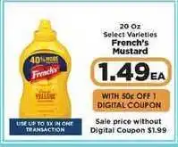 IGA French's Mustard offer