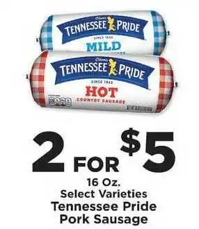 IGA Tennessee Pride Pork Sausage offer