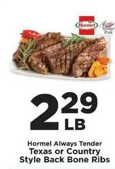 IGA Texas Or Country Style Back Bone Ribs offer