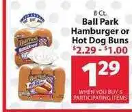 IGA Ball Park Hamburger Or Hot Dog Buns offer