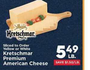 IGA Kretschmar Premium American Cheese offer