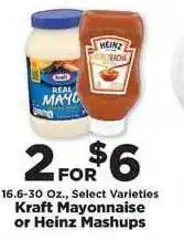 IGA Kraft Mayonnaise Or Heinz Mashups offer