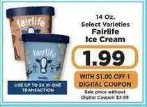 IGA Fairlife Ice Cream offer