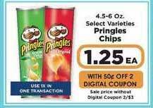 IGA Pringles Chips offer