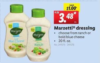 Lidl Marzetti Dressing offer