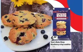 Lidl Tate's Bake Shop Blueberry Crisp Cookies offer