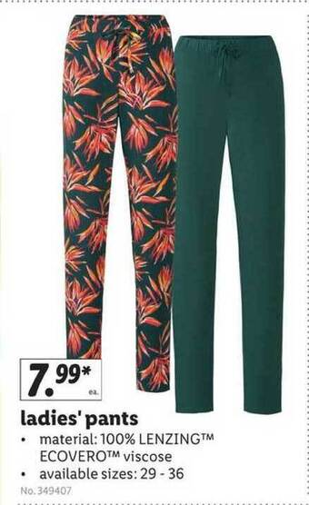 Lidl Ladies' Pants offer