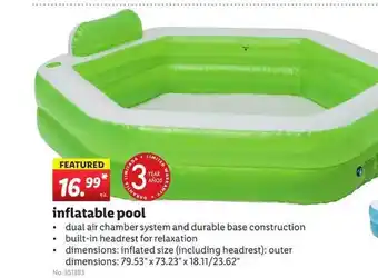 Lidl Inflatable Pool offer