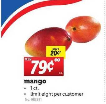 Lidl Mango offer