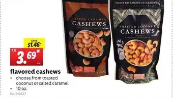 Lidl Flavored Cashews offer