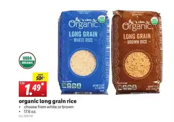 Lidl Organic Long Grain Rice offer