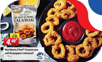 Lidl Northern Chef Frozen Sea Salt & Pepper Calamari offer