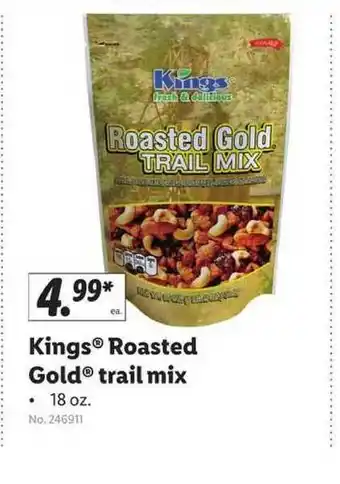 Lidl Kings Roasted Gold Trail Mix offer