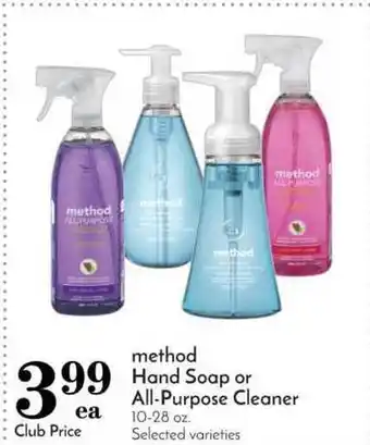 Pavilions Method Hand Soap Or All-purpose Cleaner offer