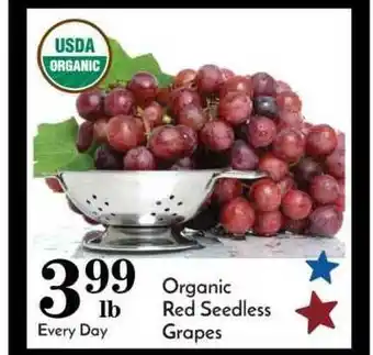 Pavilions Organic Red Seedless Grapes offer
