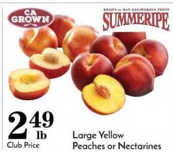 Pavilions Large Yellow Peaches Or Nectarines offer