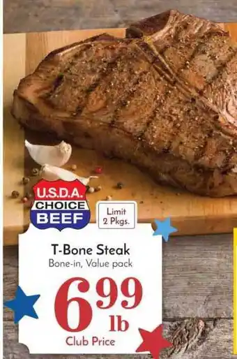 Pavilions T-bone Steak offer