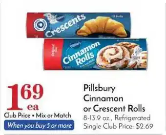 Pavilions Pillsbury Cinnamon Or Crescent Rolls offer