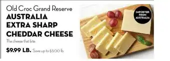 Bristol Farms Australia Extra Sharp Cheddar Cheese offer