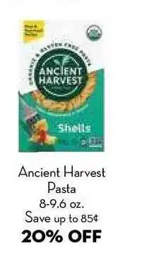 Bristol Farms Ancient Harvest Pasta offer