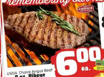 County Market USDA Choice Angus Beef Ribeye offer