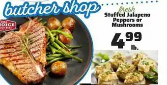 County Market Stuffed Jalapeno Peppers Or Mushrooms offer