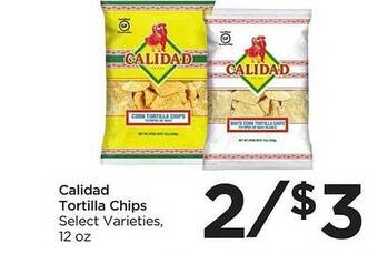 Food 4 Less Calidad Tortilla Chips offer