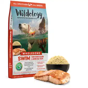 Theisen's Wildology swim farm-raised salmon & brown rice recipe dry dog food 6 lbs offer