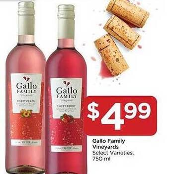 Food 4 Less Gallo Family Vineyards offer