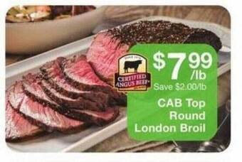 Fairway Store Market Cab Top Round London Broil offer