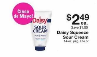 Fairway Store Market Daisy Squeeze Sour Cream offer