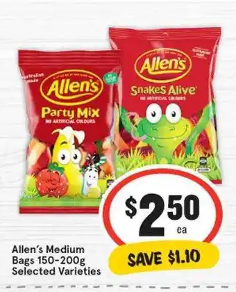 Allens Medium Bags