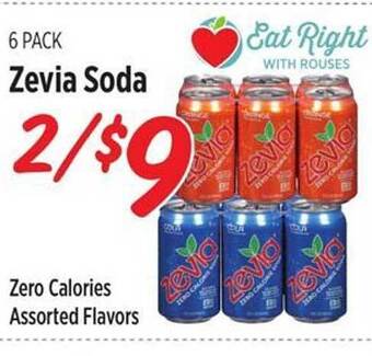Rouses Zevia Soda offer