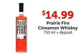 Fareway Prairie Fire Cinnamon Whiskey offer