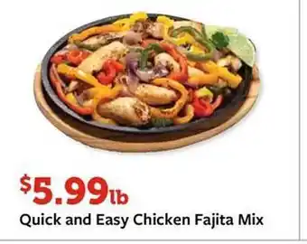 Fareway Quick And Easy Chicken Fajita Mix offer